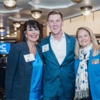 President Mantella poses with man and woman